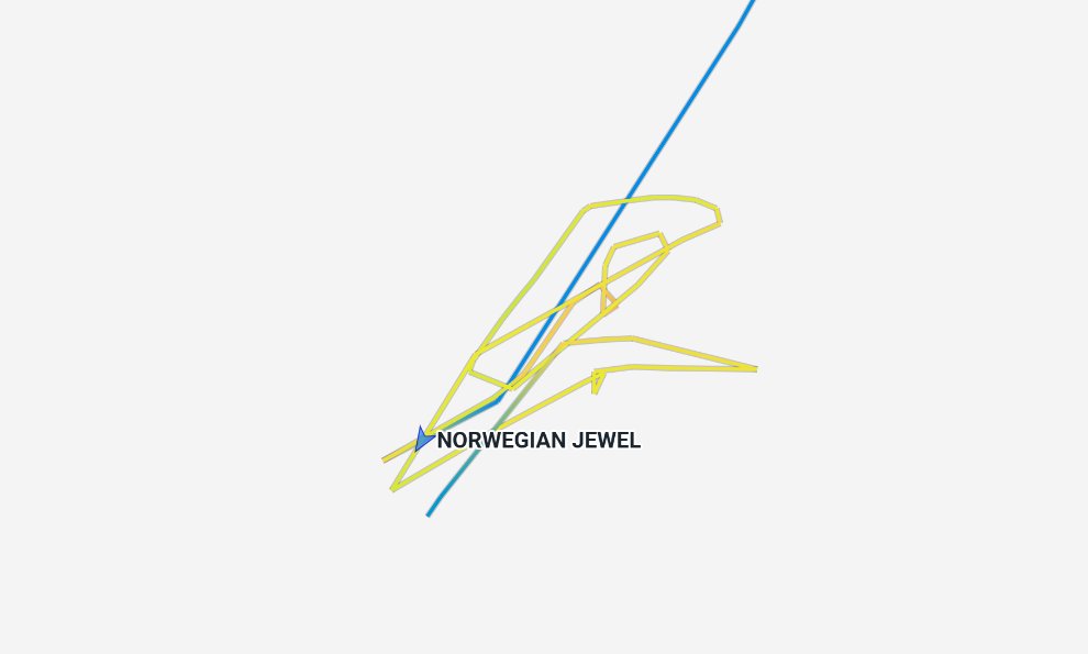 Norwegian Jewel tracking man overboard