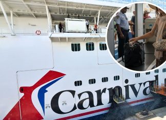 bride to be banned from Carnival for smuggling alcohol