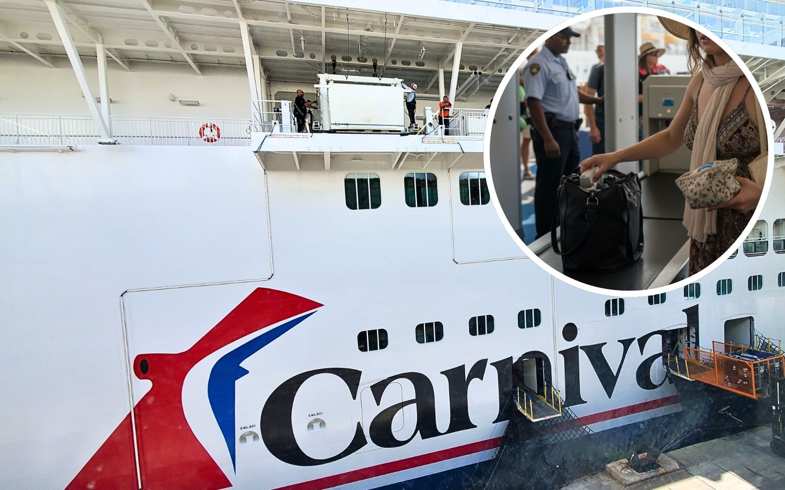bride to be banned from Carnival for smuggling alcohol