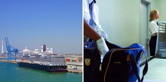 Cruise Passenger detained for weapon in bag