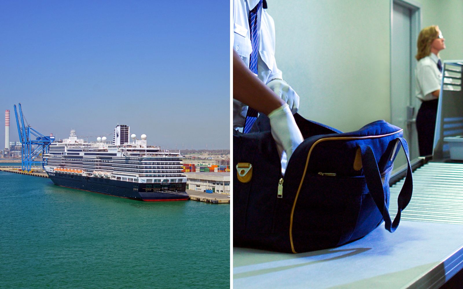 Cruise Passenger detained for weapon in bag