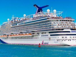Carnival Horizon at sea cruise ship