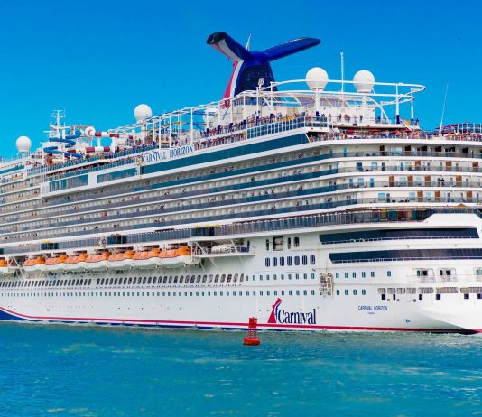 Carnival Horizon at sea cruise ship