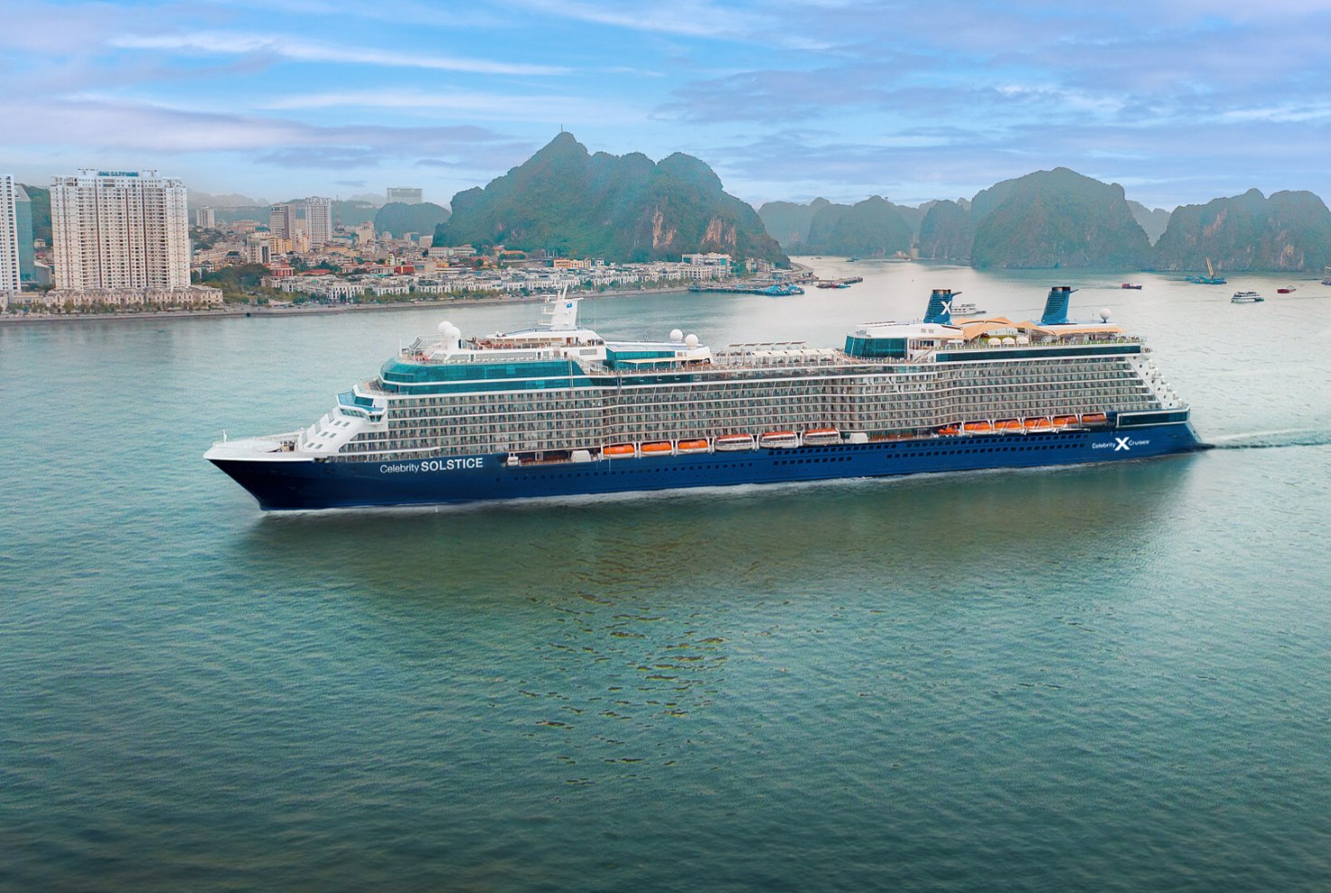 Celebrity ships going to Asia and South America