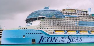 Icon of the Seas cruise ship with Royal Caribbean