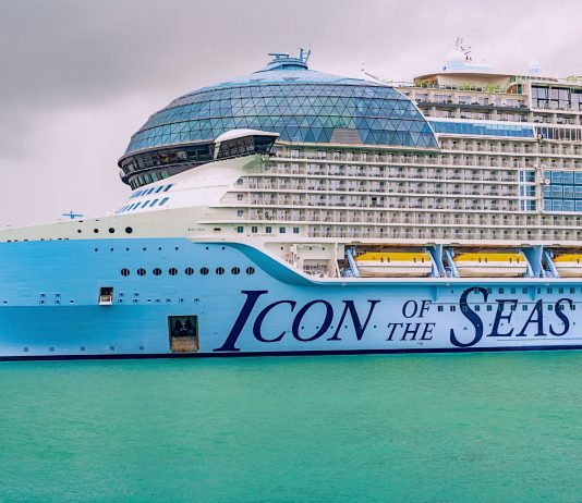 Icon of the Seas cruise ship with Royal Caribbean