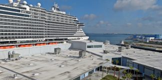 MSC Seascape in Terminal 16 Galveston