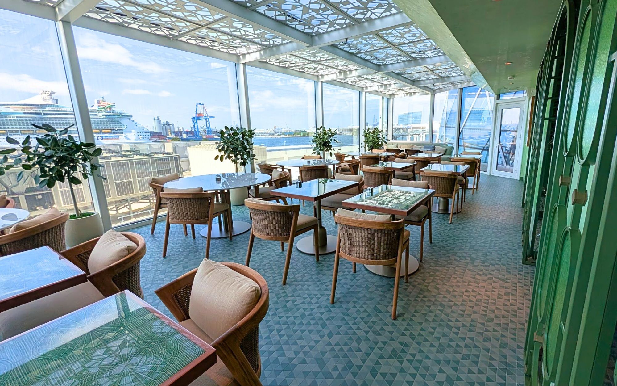 Spice Cafe seating at Bazaar on Celebrity Xcel