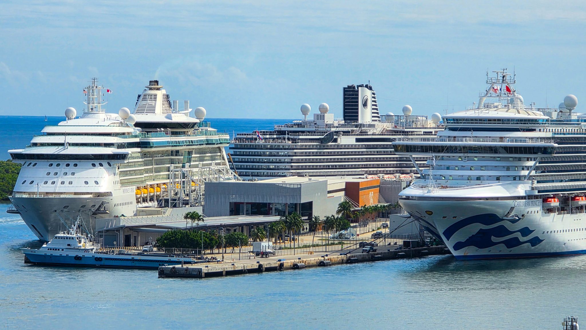 cruise ships at Port Everglades