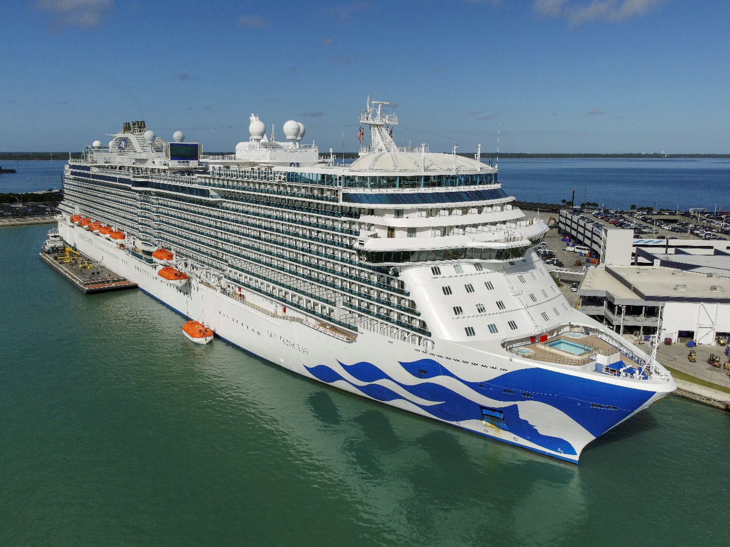 Princess Cruise Ship Begins Crusing From Port Canaveral In the present day