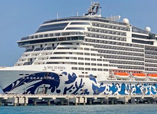 MSC Euribia in port