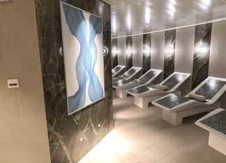 Spa thermal suite on Royal Caribbean's Icon of the Seas