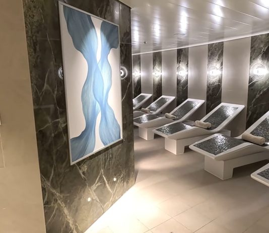 Spa thermal suite on Royal Caribbean's Icon of the Seas