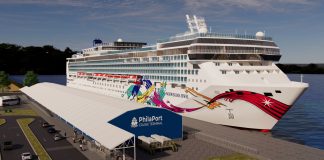 Rendering of PhilaPort cruise terminal