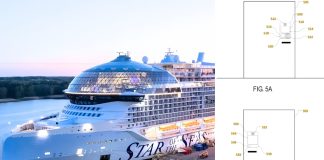 Royal Caribbean smart door patent