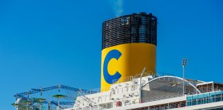 Carnival Passengers Get $100 Credit and New Itinerary After Ship Stuck in Port Carnival Firenze cruise ship smoke stack