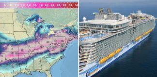Cruise ships impacted by Winter Storm Fern