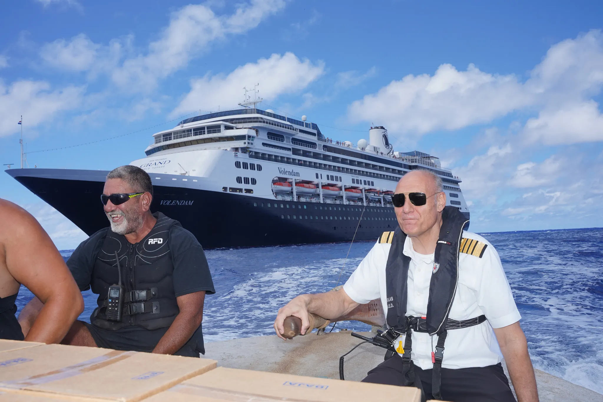 Cruise Ship Brings Food Supplies to Island With 38 Residents