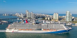 Carnival Celebration sailing out of PortMiami