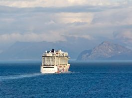 Norwegian Cruise Line ship in Alaska