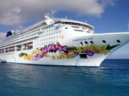 Norwegian Sky cruise ship with NCL