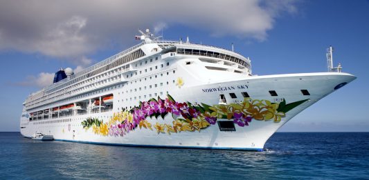 Norwegian Sky cruise ship with NCL