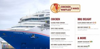 Carnival updated menu