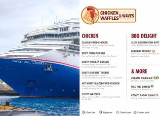 Carnival updated menu