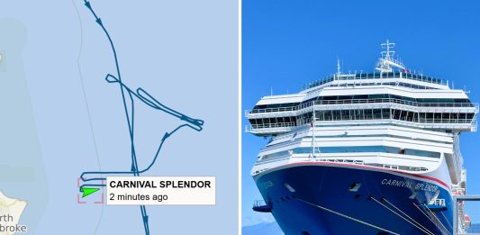Carnival Splendor passenger overboard