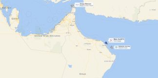 Update: All Six Cruise Ships Now Clear or Transiting Strait of Hormuz all 6 cruise ships cleared strait of Hormuz, map from Cruisemapper
