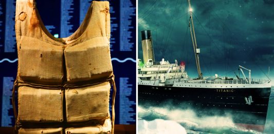 Titanic life jacket sells at auction