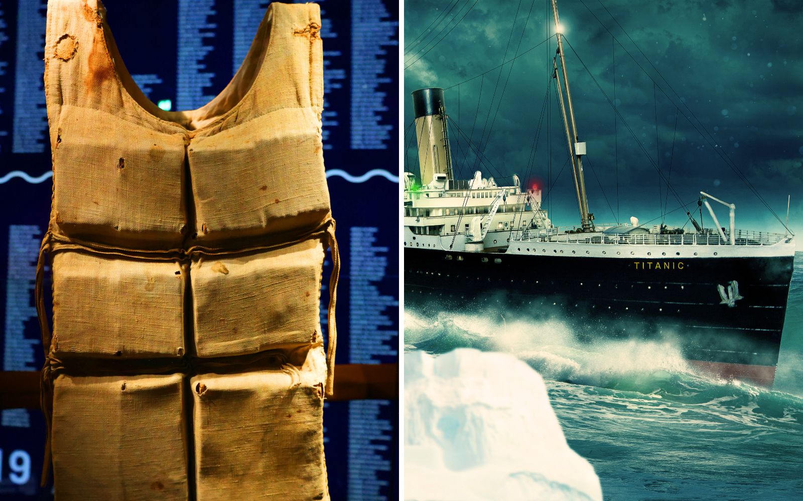 Titanic life jacket sells at auction