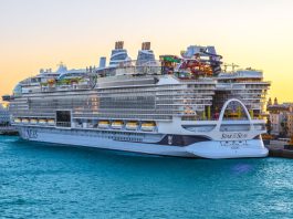 Royal Caribbean's Star of the Seas docked
