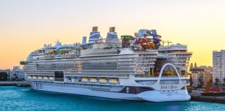 Royal Caribbean's Star of the Seas docked