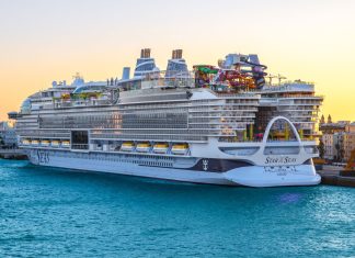 Royal Caribbean's Star of the Seas docked