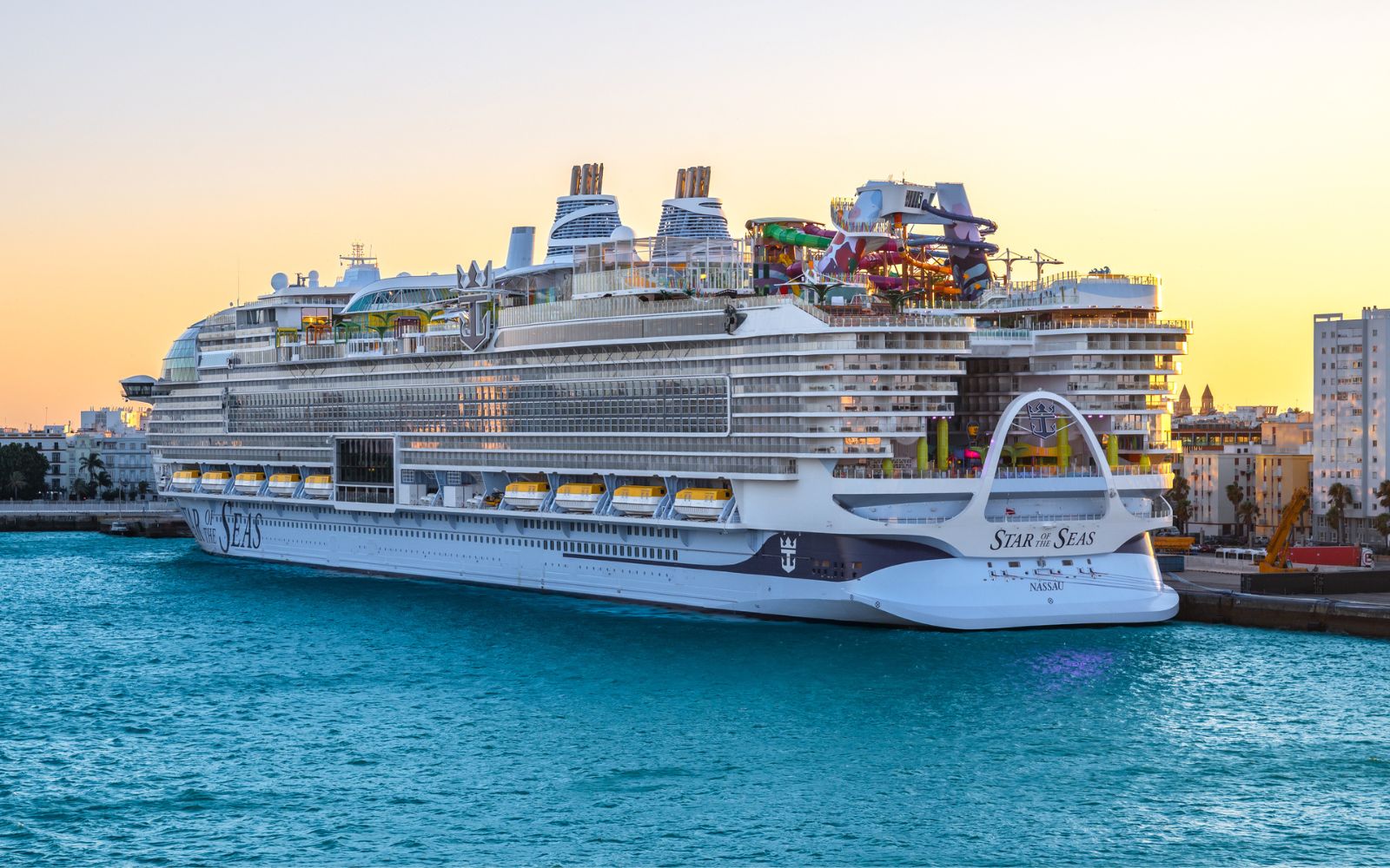 Royal Caribbean's Star of the Seas docked