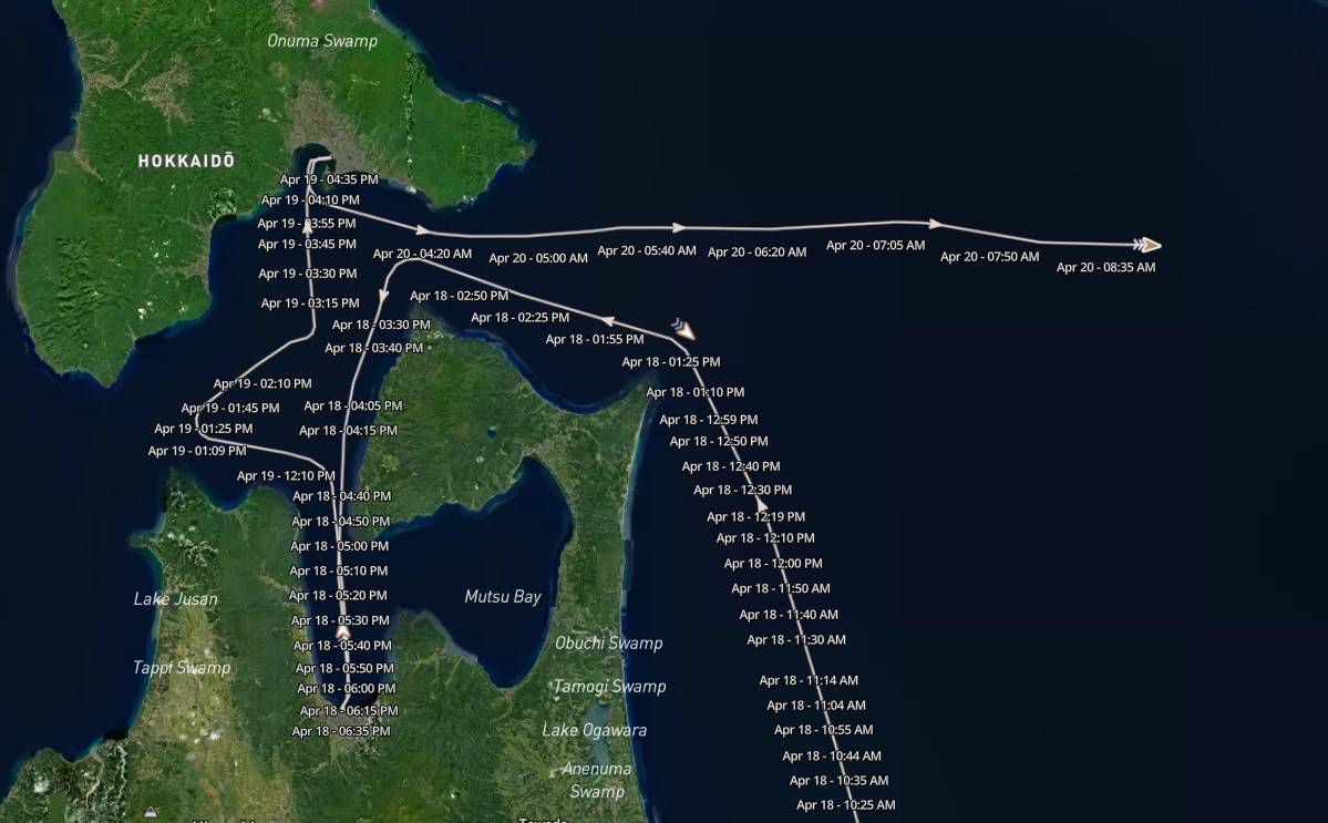 coral princess in Japan