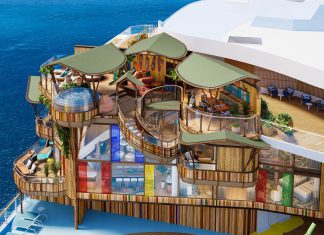 ultimate treehouse on her of the seas
