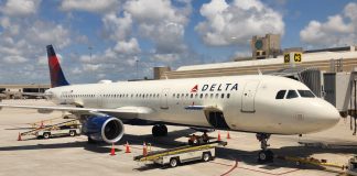 Delta airplane