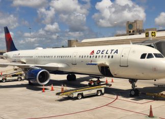 Delta airplane