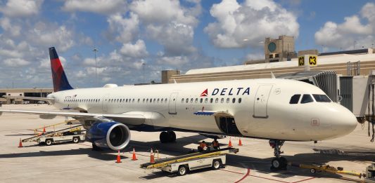 Delta airplane