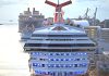 Cruise ships docked in PortMiami
