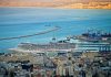 Haifa Israel cruise port MSC ship docked, Fantasia
