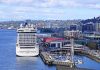 Norwegian Joy in Seattle cruise port Pier 66
