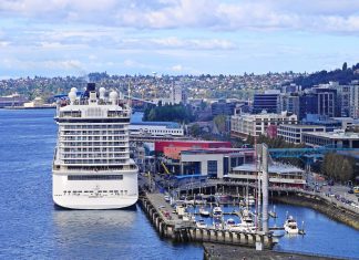 Port of Seattle Approves Norwegian Cruise Deal That Promises 325,000 Passengers Annually Norwegian Joy in Seattle cruise port Pier 66