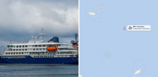 MV Hondius on route to Rotterdam for disinfection
