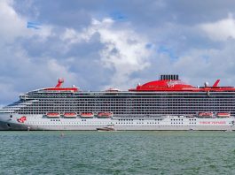 “It’s for Real?”: Cruise Cabin Steward Shocked by $5,000 Cash Tip Virgin Voyages cruise ship in water