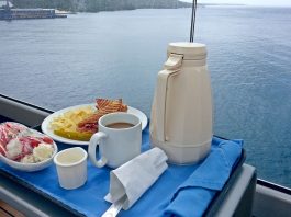 cruise ship balcony food