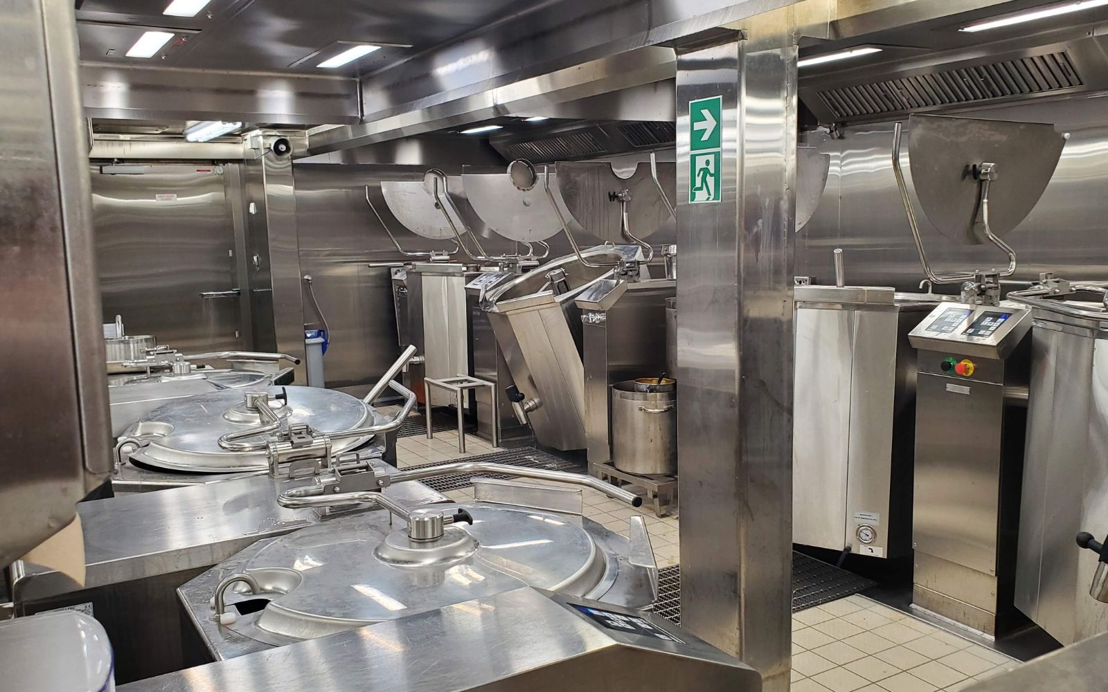 galley kitchen on Icon of the Seas