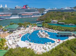 Carnival's mangrove bay isla tropicale